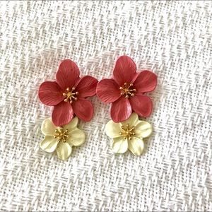 Boho Alloy Flower Drop earrings